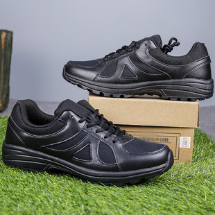 际华3544新式作训鞋男体能解放鞋胶鞋春秋消防训练鞋耐磨超轻跑鞋