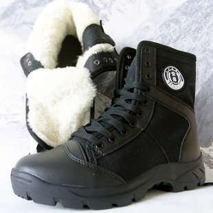 超轻作战透气冬季加绒特勤战术高帮保安靴安保鞋子通勤正版军训靴