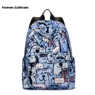 Forever轻便双肩包女2025新款小众不撞款背包大容量书包女大学生