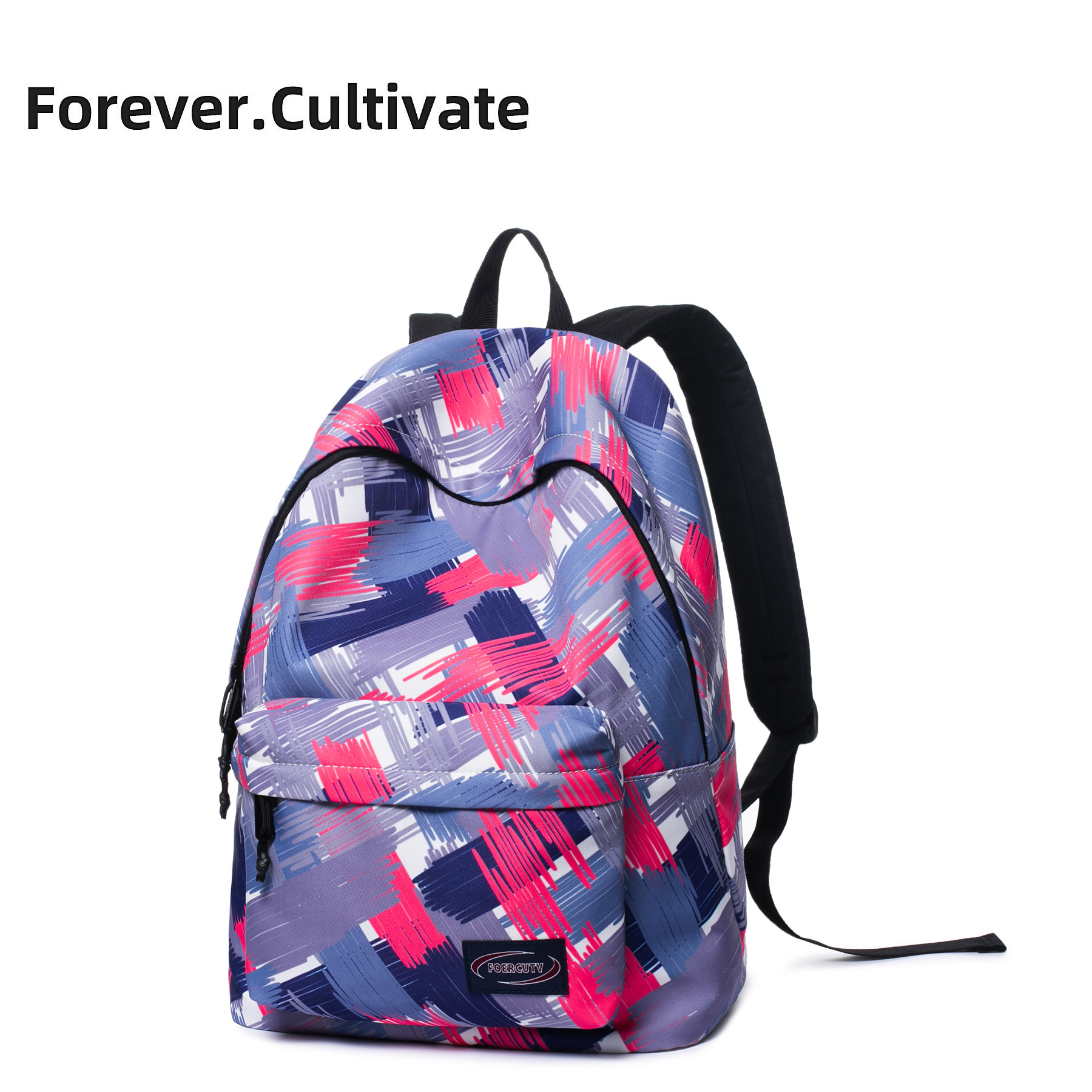 Forever大学生书包双肩包女上班通勤高颜值背包男旅游轻便防泼水