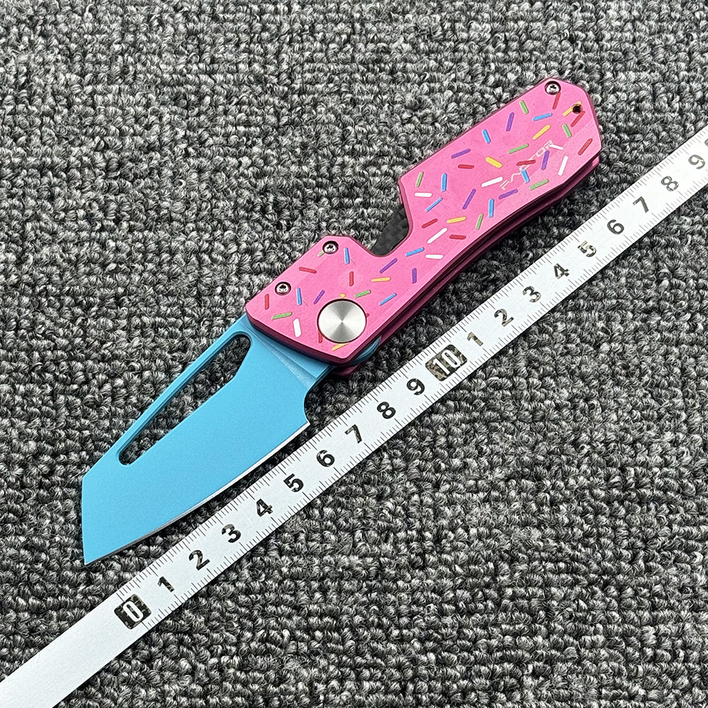 冬刃 甜甜圈磁驱双动折叠 VG10刃铅笔刀户外野营狩猎口袋工具刀