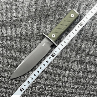 零误差 ZT0006G10柄直刀高硬度厨房家用户外露营多功能便携工具刀