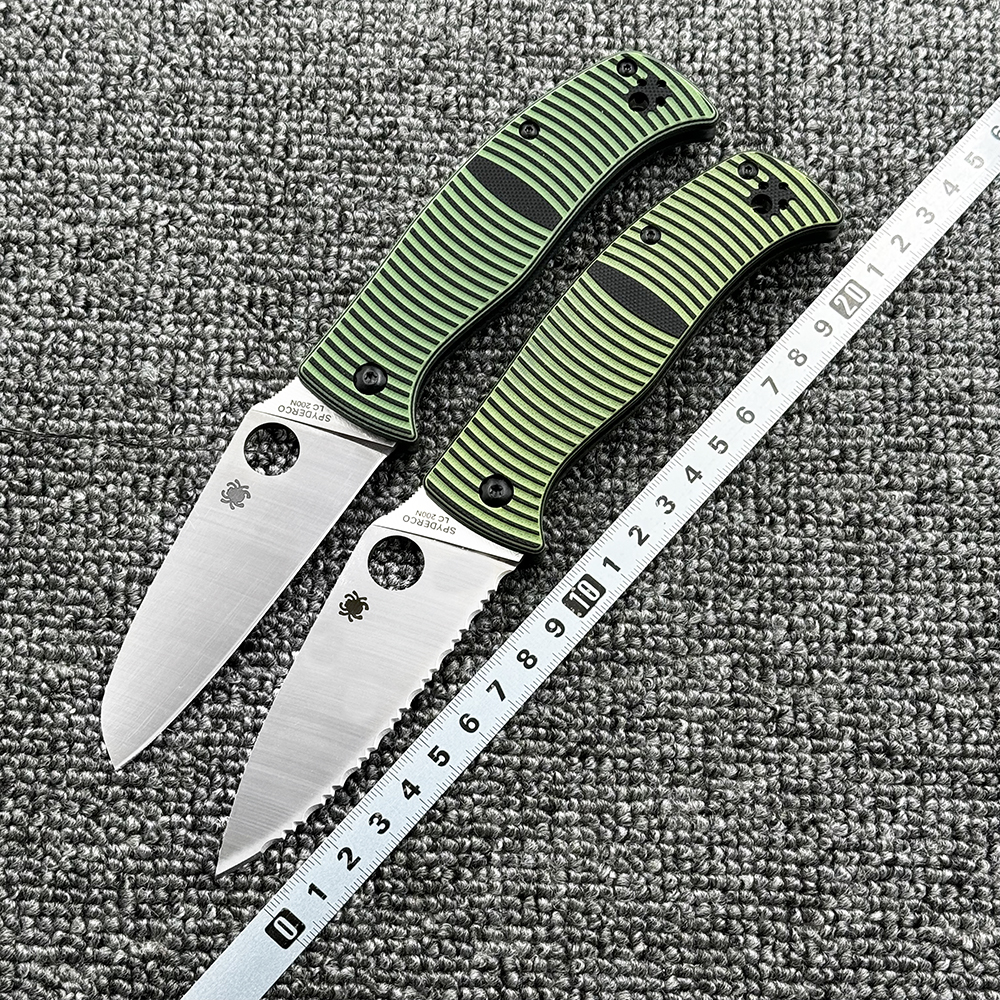 蜘蛛 C217GPG10柄折刀户外野营狩猎战术防身高硬度口袋EDC工具刀