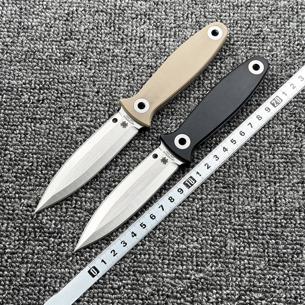 蜘蛛 FB47直刀高硬度厨房家用户外露营多功能便携式工具刀