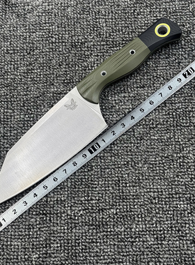 蝴蝶 BM4010BK直刀高硬度家用厨房户外露营多功能便携式工具刀