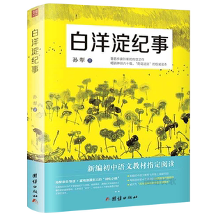 白洋淀纪事 语文教材阅读初中七年级书目课外书 完整收录荷花淀/芦花荡/采蒲台的苇等54篇作品 孙犁短篇小说