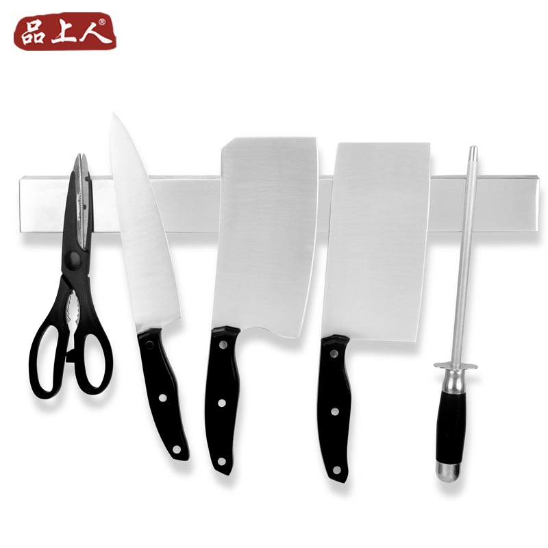 包邮全不锈钢磁力刀架磁吸壁挂式厨具挂架厨房用品磁性刀架吸刀棒