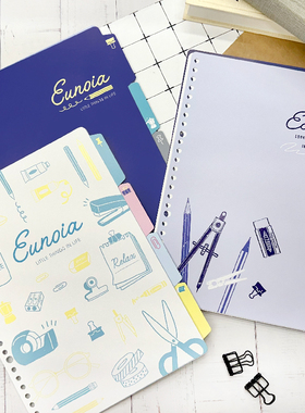 SEASON台湾四季B5分索引片18K26孔内芯活页替芯