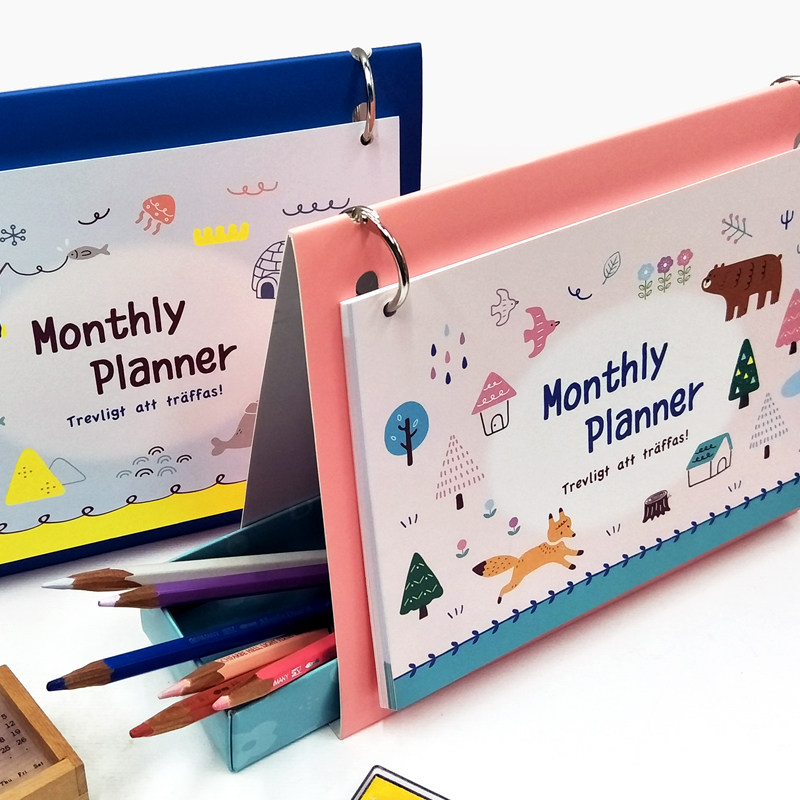 season台湾四季活页自填式桌历台历日程本日历记事计划本月历