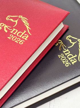 新款SEASON台湾四季2026年16K(B5)25K(A5)一日一页硬面日程本手帐365天记事本大号商务中国节假日可定制logo