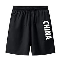 Men's ice silk quick-drying shorts are worn over casual sporty capri pants. They are loose, large-sized, thin, and middle-aged with large underpants thumbnail 3