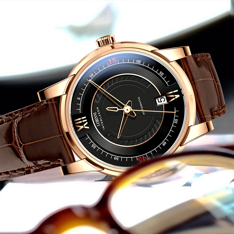 男机械表全自动正品商务十大手表