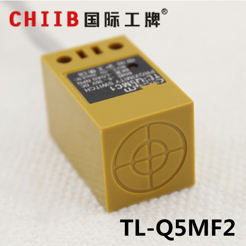 沪工方形接近开关传感器 TL-Q5MF2 直流三线 PNP常闭 距离5mm 24v