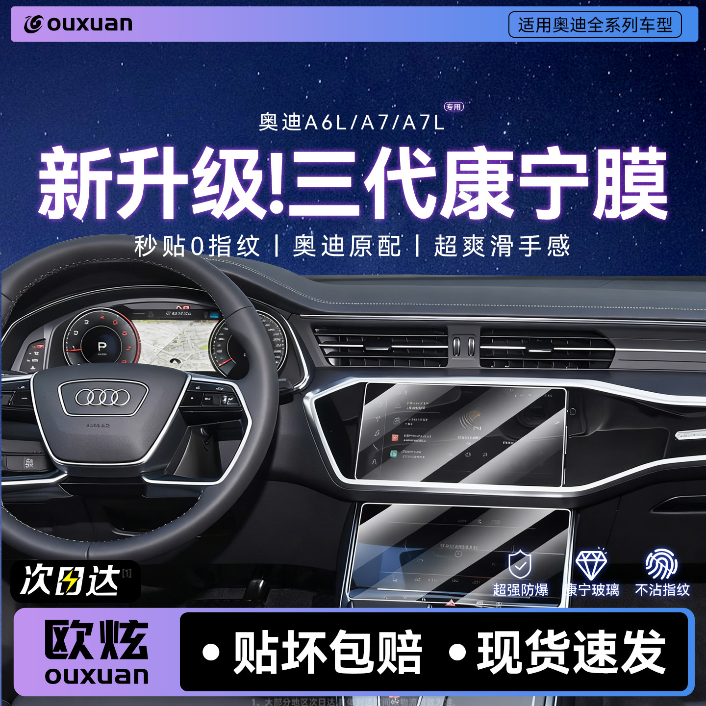 【新康宁玻璃】欧炫适用奥迪系列