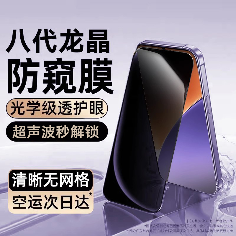 360°防窥膜全屏覆盖不沾指纹
