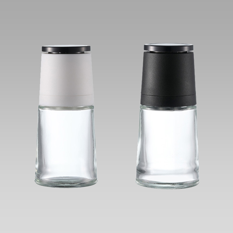 玻璃海盐粒胡椒粉研磨器