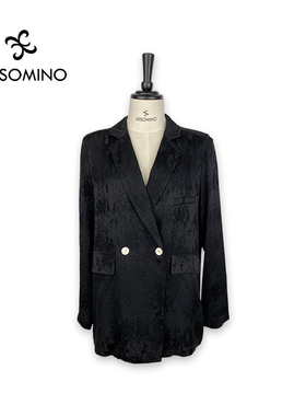 夏西装黑色米色Y411B26121