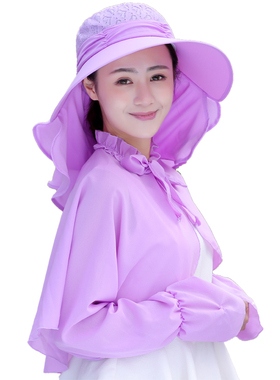 骑车防晒户外采茶大沿遮阳帽子