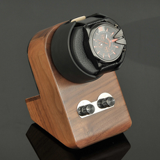 Покачивая таблицы 俪丽实木自动表摇表器机械表家用单头木质晃表器放置器上链手表盒