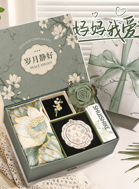 母亲节礼物实用送给妈妈生日高档丝巾礼盒适合送婆婆长辈50岁左右