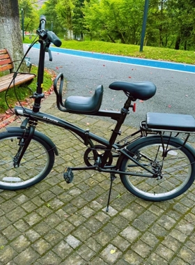 适配迪卡侬Fold500/560 tilt100/120后座架20寸折叠车后衣架尾架