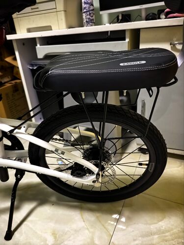 适配喜德盛W5折叠自行车20寸后座架后衣架货架免打孔全实心钢