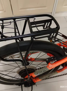 适配迪卡侬Fold500/560 tilt100/120后座架20寸折叠车后衣架尾架