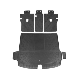 适用蔚来23-25款ES6/EC6尾箱垫TPE立体高边防水靠背后备箱垫配件