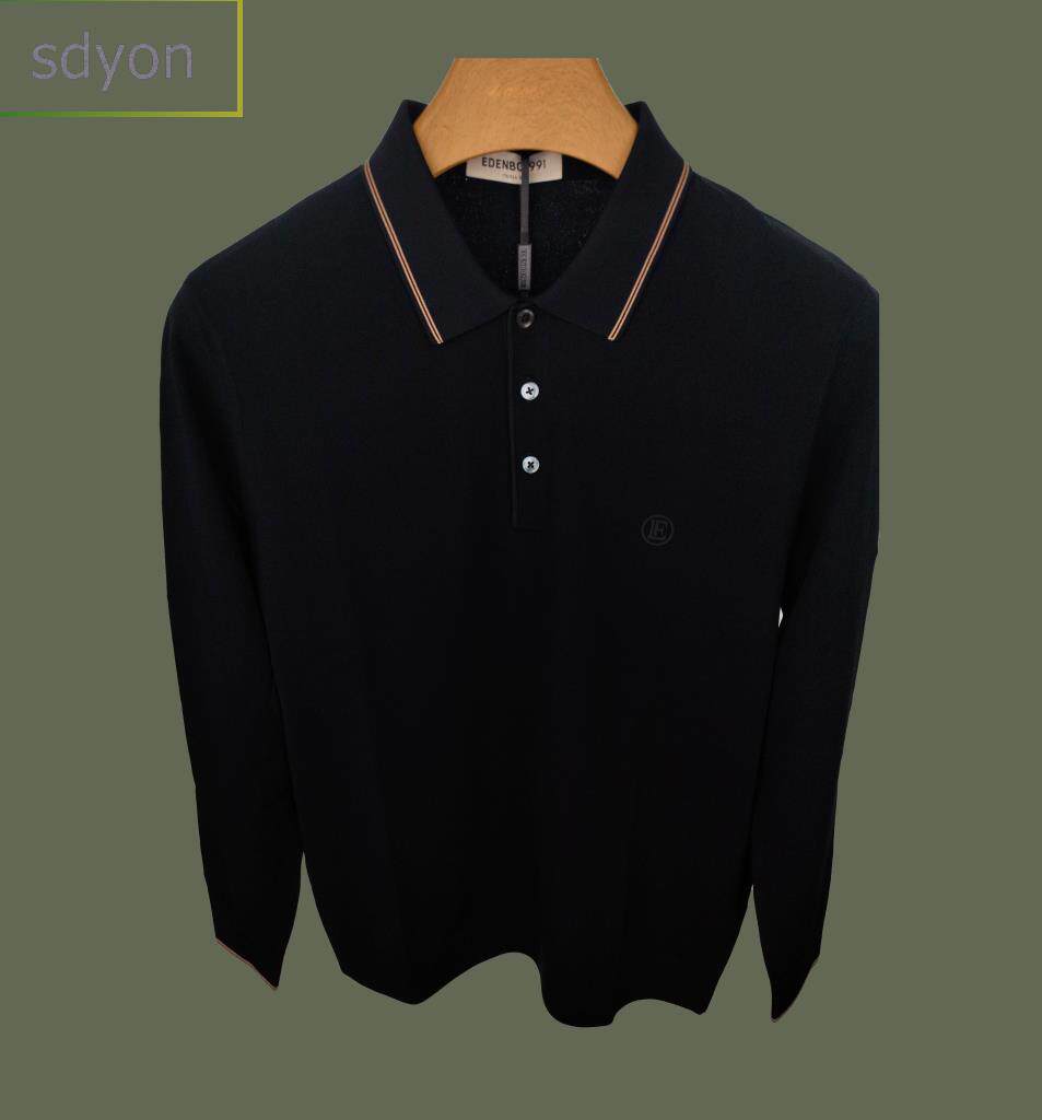 S231032003爱登堡男装正品2023年春装新款商务休闲长袖毛衫针织衫