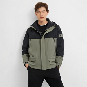 H244026319爱登堡男装2024年秋冬新款白鸭绒休闲服羽绒服外套