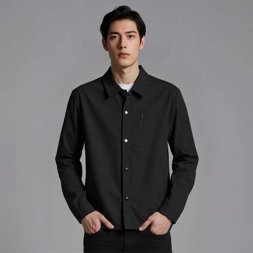 S263028500爱登堡男装2026专柜同款秋装新款商务休闲夹克时尚茄克