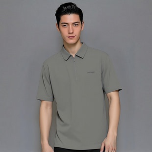 S262081380爱登堡男装夏装新款翻领夏季休闲短袖T恤