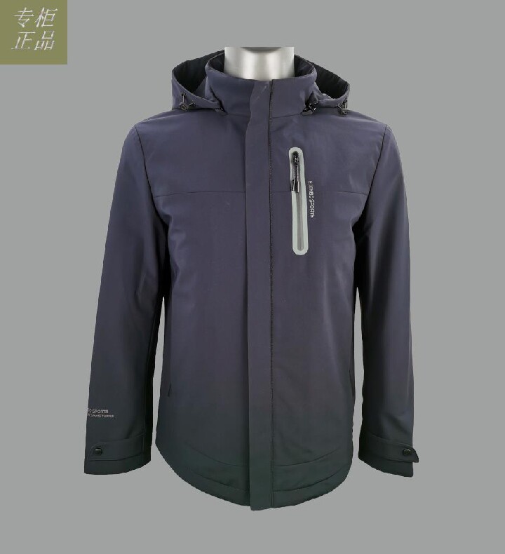 6203202007爱登堡男装专柜秋装新款夹克毛呢茄克休闲服特价