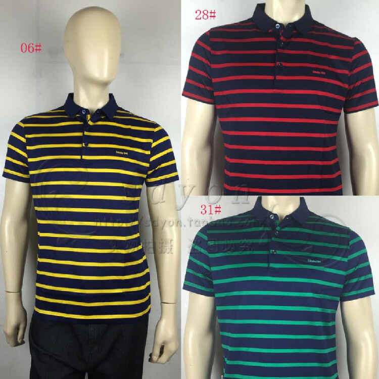 【品牌专卖】86119011新款男装正品爱登堡夏装短袖T恤