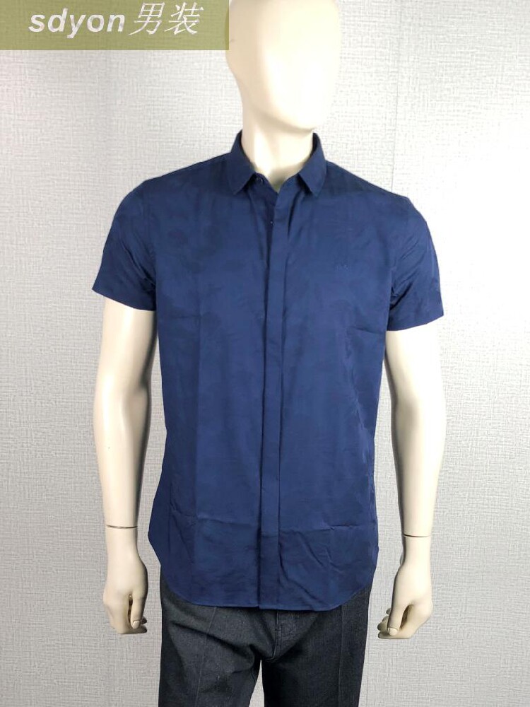88117103-01/07爱登堡男装正品夏装短袖衬衫 特价