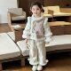 2025新款 儿童格格服小女孩古装 唐装 女童加厚秋冬拜年服套装 冬季