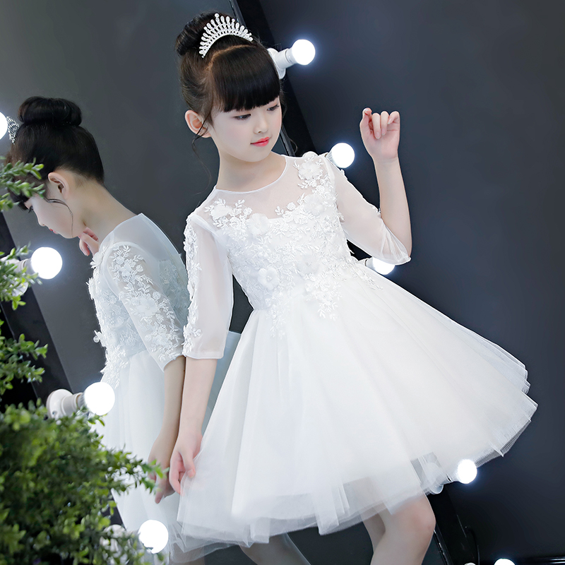 女童连衣裙夏季2025新款夏装公主裙儿童礼服小女孩洋气蓬蓬纱裙子