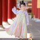 小女孩古风公主连衣裙春季 汉服女童春秋2026新款 超仙襦裙儿童唐装