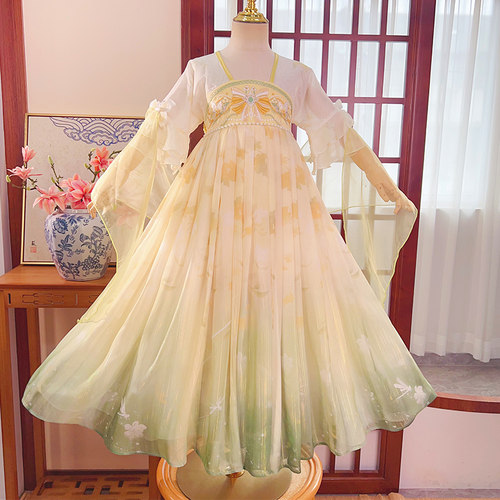 古风薄款汉服女童夏季