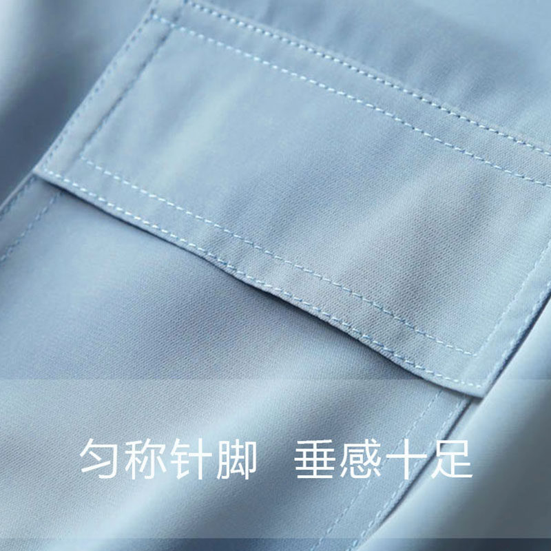 孕妇春夏季连衣裙l中长款潮妈哺乳宽松大码过膝长裙夏装衬衫裙上