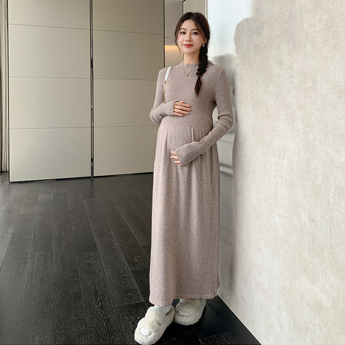 孕妇毛衣裙108裙长小个子内搭女