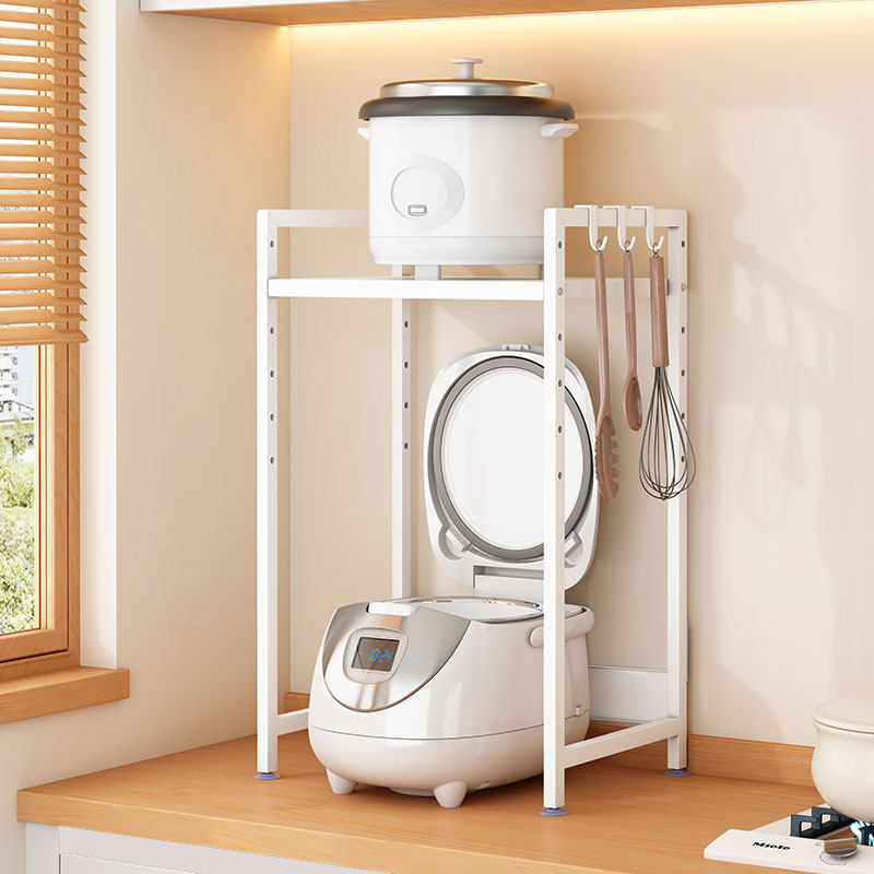 电饭煲厨房置物架微波炉空气炸锅烤箱洗碗机消毒柜收纳架子调料架