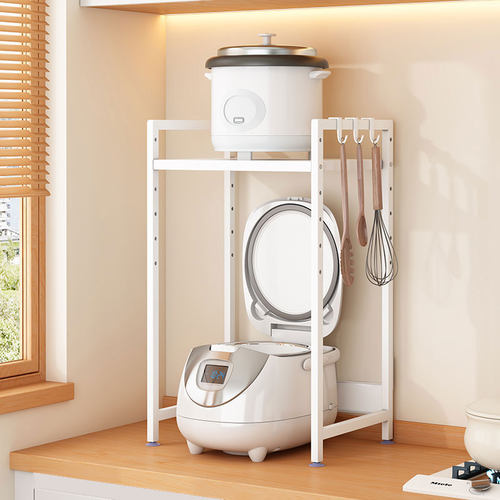 电饭煲厨房置物架微波炉空气炸锅烤箱洗碗机消毒柜收纳架子调料架