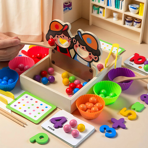 蒙特梭利早教儿童精细动作训练