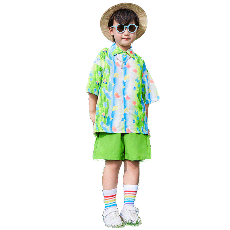 机器虎幼儿园啦啦队六一演出服