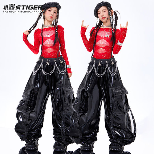 爵士舞服装女童街舞儿童少儿表演