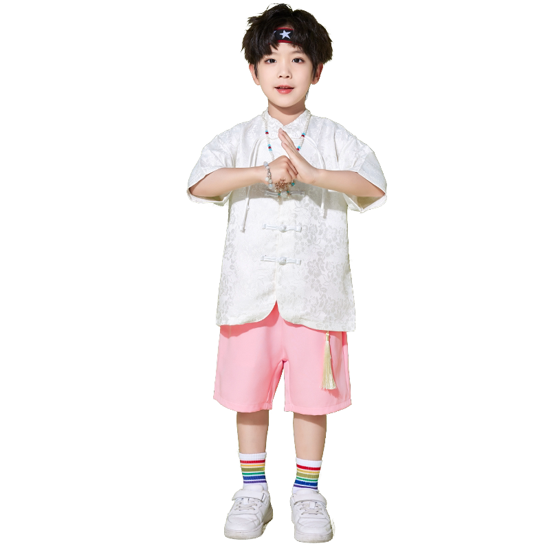 机器虎幼儿园中国风六一演出服