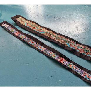 贵州三都水族马尾绣花边刺绣机绣重工绣片少数民族风服装辅料