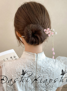 铃兰花古风步摇发簪簪子