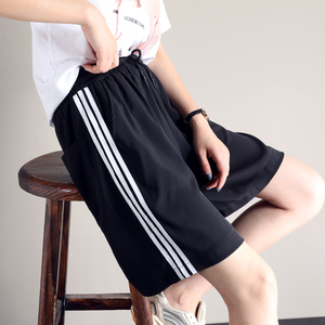 女夏宽松高腰显瘦休闲裤